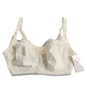 Bravado Nursing Bra, Lace, Removable Straps, Ivory, Wireless, Size 38D/DD, NWT